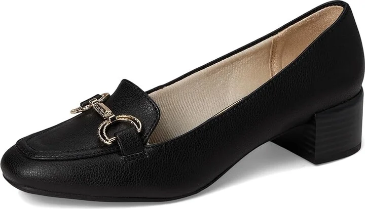 LifeStride Bliss High Women's Heels Black : 6 W (C), Leather - Image 5