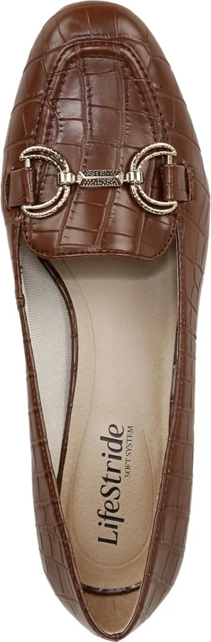LifeStride Bliss Slip On Block Heel Loafers - Image 4