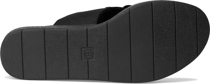 LifeStride Bloom Thongs Women's Sandals Black Stretch Linen Fabric : 11 M (B), Textile - Image 3