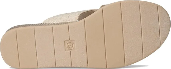 LifeStride Bloom Thongs Women's Sandals Natural Stretch Linen Fabric : 8 M (B), Textile - Image 3