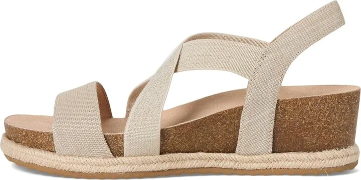LifeStride Breeze Women's Wedge Shoes Almond Milk : 7 M (B), Faux Leather - Image 6