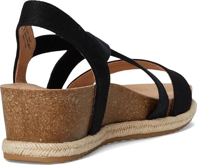 LifeStride Breeze Women's Wedge Shoes Black : 8.5 W (C), Faux Leather - Image 4