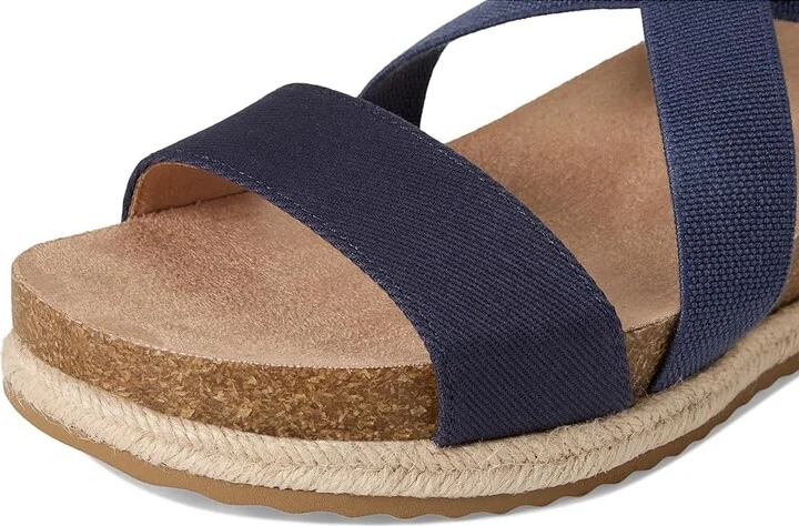 LifeStride Breeze Women's Wedge Shoes Navy : 8 W (C), Faux Leather - Image 7