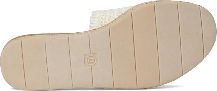 LifeStride Breezy Slides Women's Sandals Natural Stretch Raffia Fabric : 10 M (B), Synthetic - Image 3