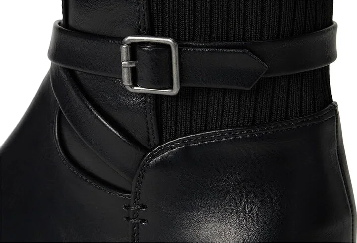 LifeStride Brittany Mid Shaft Boots Women's Boots Black : 6 W (C), Leather - Image 7