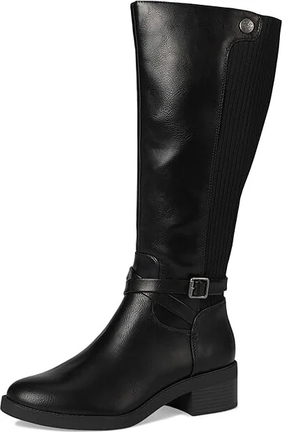 LifeStride Brittany Mid Shaft Boots Women's Boots Black Wide Calf : 9.5 M (B), Leather - Image 5