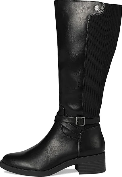 LifeStride Brittany Mid Shaft Boots Women's Boots Black Wide Calf : 9.5 M (B), Leather - Image 6