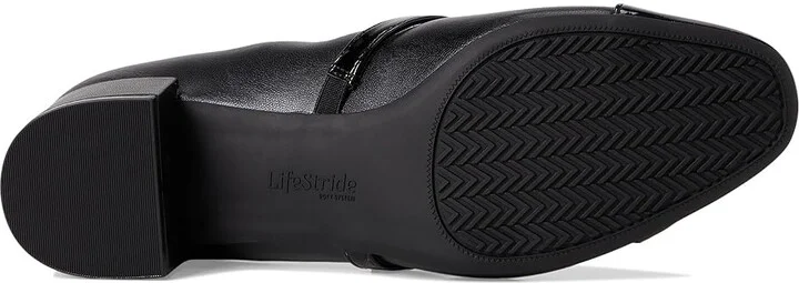 LifeStride Brooke Women's Sandals Black Faux Leather : 11 W (C), Rubber/Synthetic - Image 3
