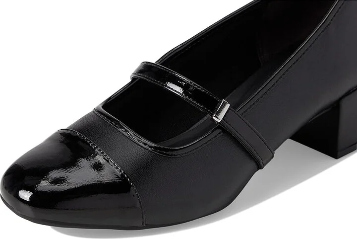 LifeStride Brooke Women's Sandals Black Faux Leather : 11 W (C), Rubber/Synthetic - Image 7