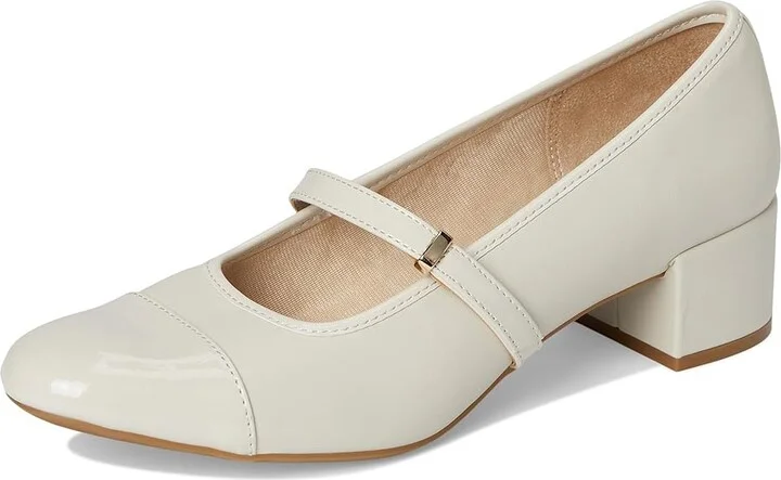 LifeStride Brooke Women's Sandals Bone Faux Leather : 9 M (B), Rubber/Synthetic - Image 5
