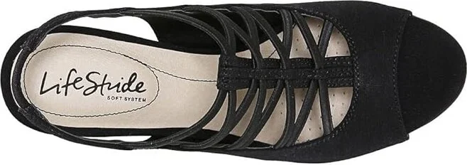 LifeStride Cabaret Women's Shoes Black : 9.5 W (C), Textile - Image 2