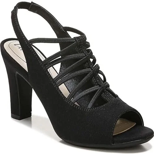 LifeStride Cabaret Women's Shoes Black : 9.5 W (C), Textile