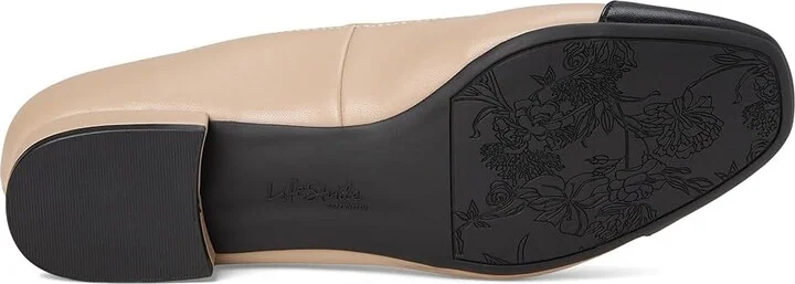 LifeStride Cameo 3 Ballet Flats Women's Flat Shoes Black/Taupe : 5.5 M (B), Leather - Image 3