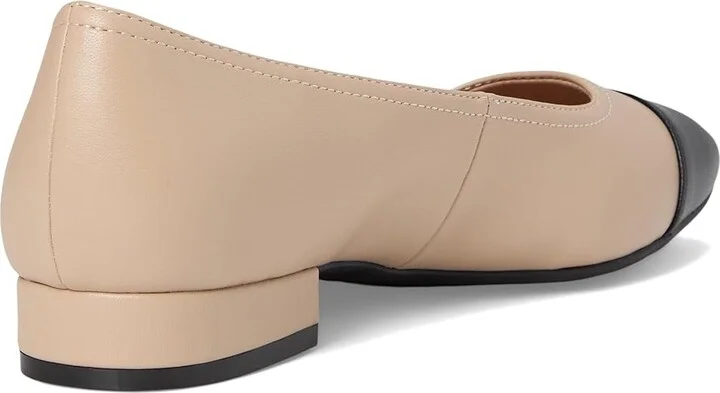 LifeStride Cameo 3 Ballet Flats Women's Flat Shoes Black/Taupe : 5.5 M (B), Leather - Image 4
