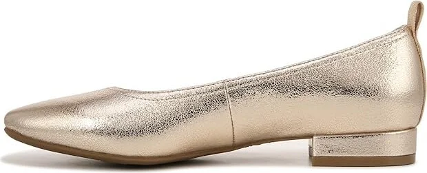 LifeStride Cameo Flats Women's Flat Shoes Platino Gold : 8 W (C), Synthetic - Image 5