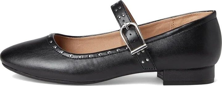 LifeStride Cameo MJ 2 Women's Flat Shoes Black : 7.5 W (C), Leather - Image 6