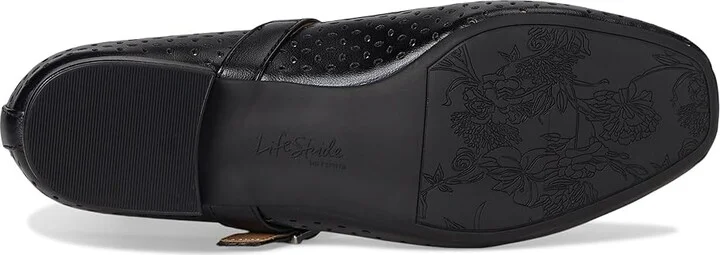 LifeStride Cameomj3 Women's Flat Shoes Black Faux Leather : 11 M (B), Leather/Rubber - Image 3