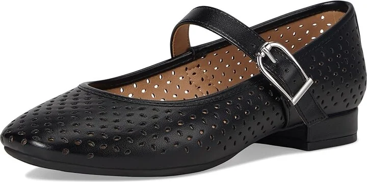 LifeStride Cameomj3 Women's Flat Shoes Black Faux Leather : 11 M (B), Leather/Rubber - Image 5
