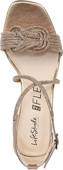 LifeStride Captivate Strappy Block Heel Dress Sandals Women's Sandals Bronze : 11 W (C), Synthetic - Image 2