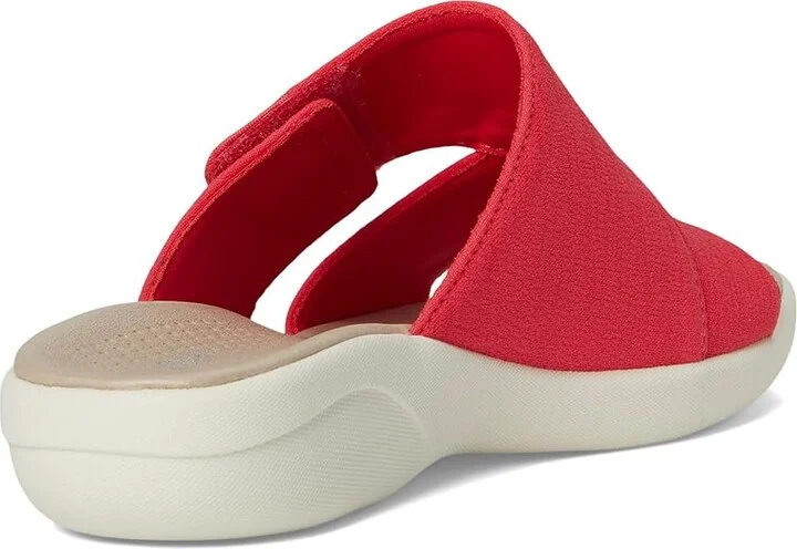LifeStride Carefree Slides Women's Sandals Coral Beach Knit Fabric : 7.5 M (B), Synthetic - Image 4