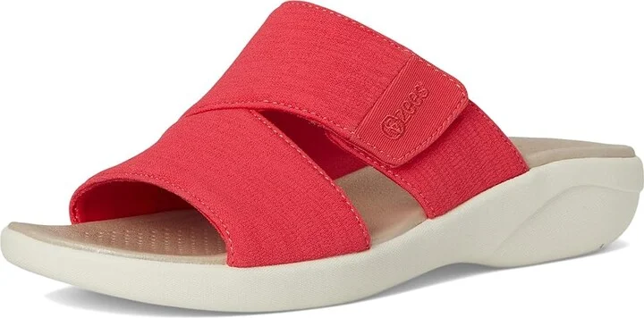 LifeStride Carefree Slides Women's Sandals Coral Beach Knit Fabric : 7.5 M (B), Synthetic - Image 5