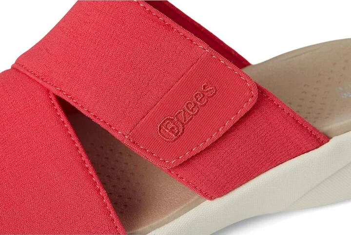 LifeStride Carefree Slides Women's Sandals Coral Beach Knit Fabric : 7.5 M (B), Synthetic - Image 7
