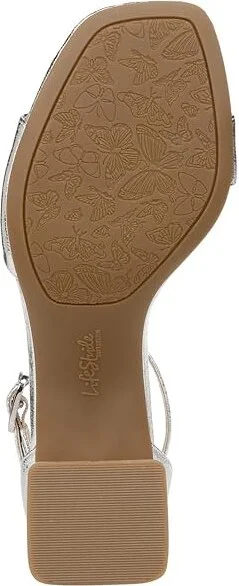 LifeStride Cassidy Ankle Strap Dress Sandals Women's Sandals Silver : 6 W (C), Synthetic - Image 3