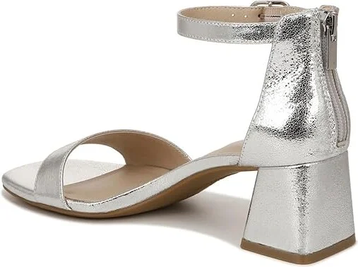 LifeStride Cassidy Ankle Strap Dress Sandals Women's Sandals Silver : 6 W (C), Synthetic - Image 4