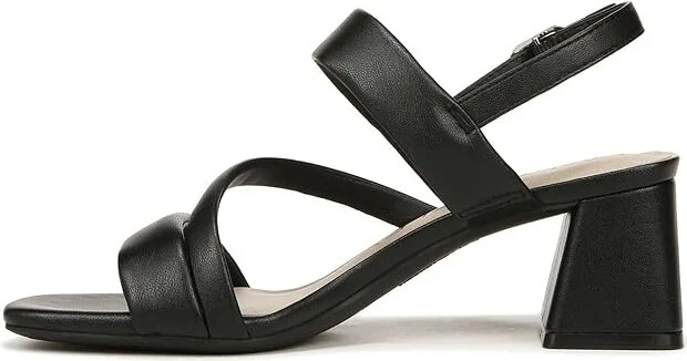 LifeStride Celia Slingback Strappy Dress Sandals Women's Sandals Black : 9 M (B), Leather - Image 5