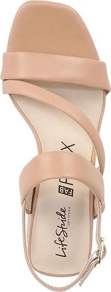 LifeStride Celia Slingback Strappy Dress Sandals Women's Sandals Siena Beige : 11 W (C), Leather - Image 2