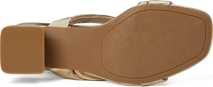 LifeStride Celia Slingbacks High Women's Heels Gold Metallic : 9.5 W (C), Leather - Image 3