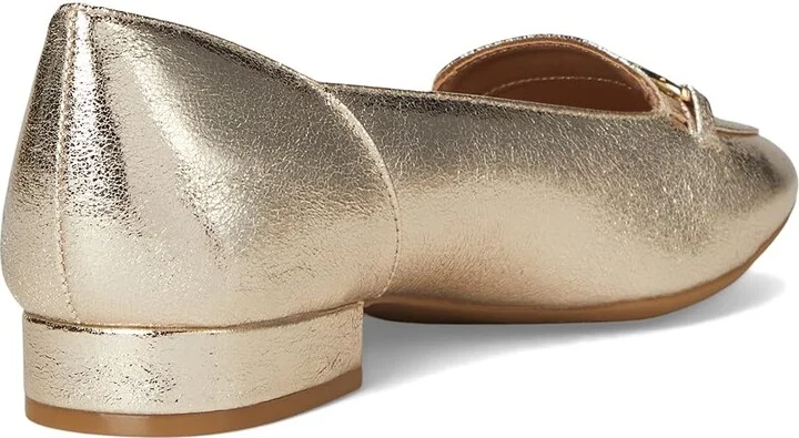 LifeStride Celine Skimmers Women's Flat Shoes Platino Gold Faux Leather : 11 M (B) - Image 4