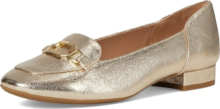 LifeStride Celine Skimmers Women's Flat Shoes Platino Gold Faux Leather : 11 M (B) - Image 5