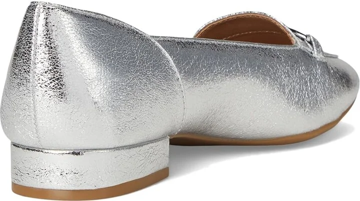 LifeStride Celine Skimmers Women's Flat Shoes Silver Faux Leather : 11 M (B) - Image 4