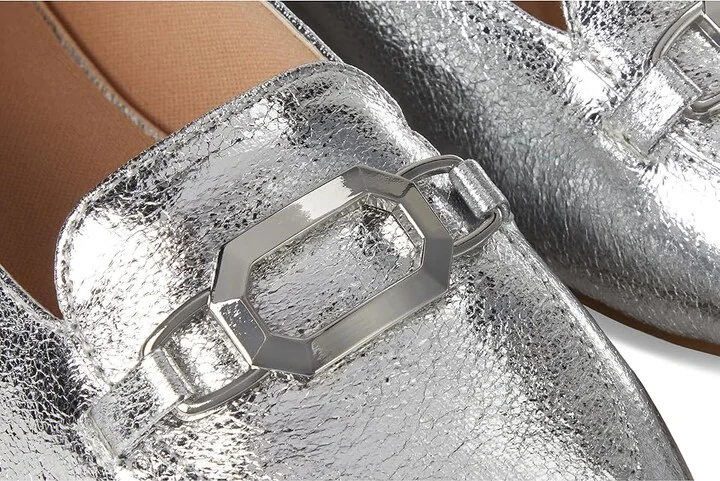 LifeStride Celine Skimmers Women's Flat Shoes Silver Faux Leather : 11 M (B) - Image 7