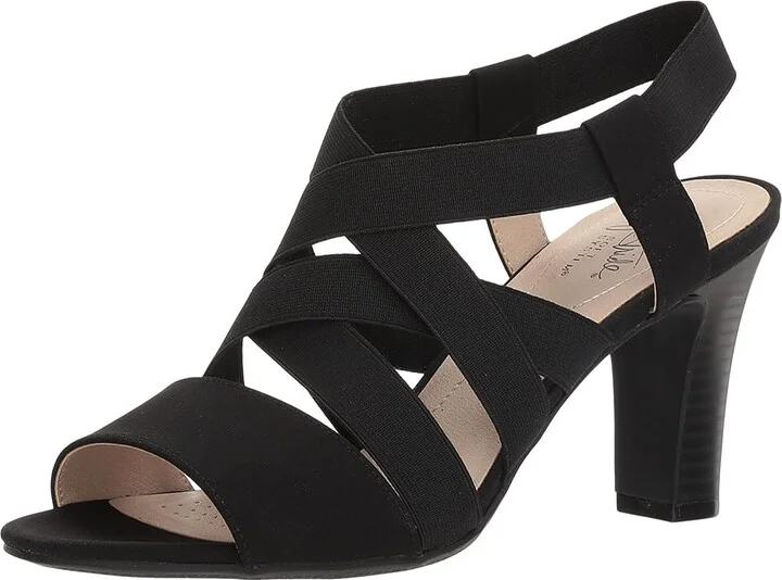 LifeStride Charlotte Women's Shoes Black : 9.5 W (C), Textile - Image 2