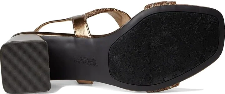 LifeStride Charnelle Women's Sandals Bronze Metallic : 5.5 M (B), Leather/Rubber - Image 3