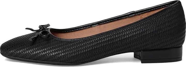 LifeStride Cheers Woven Skimmers Women's Flat Shoes Black : 8.5 M (B), Leather - Image 6
