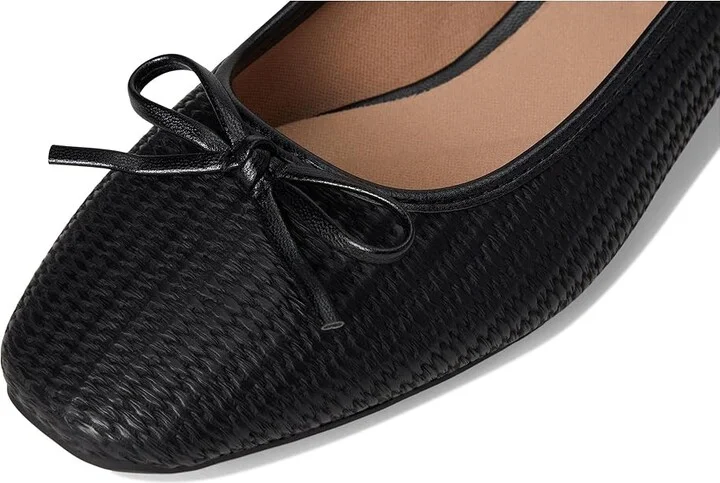 LifeStride Cheers Woven Skimmers Women's Flat Shoes Black : 8.5 M (B), Leather - Image 7