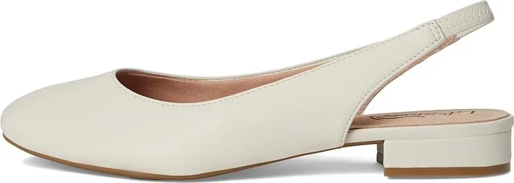 LifeStride Claire Slingback Ballet Flats Women's Flat Shoes Bone : 10 M (B), Polyester/Textile - Image 6