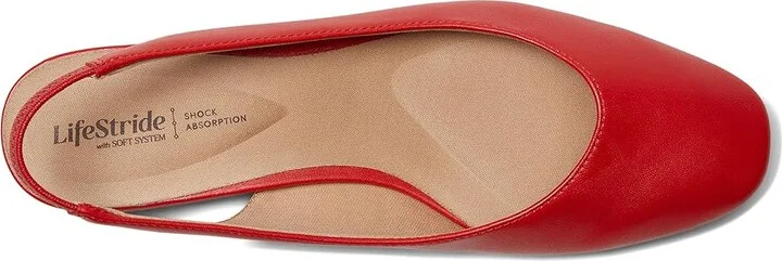 LifeStride Claire Women's Shoes Fire Red : 7.5 M (B), Leather - Image 2