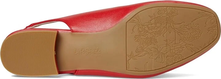 LifeStride Claire Women's Shoes Fire Red : 7.5 M (B), Leather - Image 3