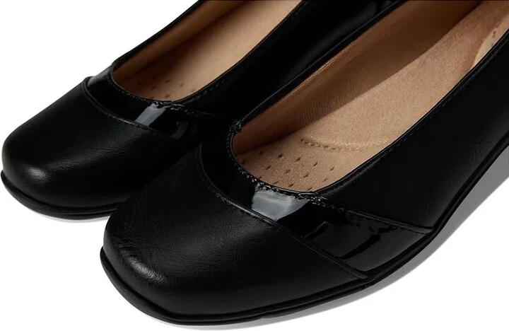 LifeStride Daydream Skimmers Women's Flat Shoes Black Faux Leather : 11 W (C) - Image 7
