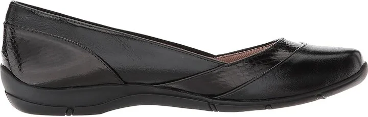 LifeStride Deja Vu Women's Flat Shoes Black : 8.5 M (B), Synthetic - Image 8
