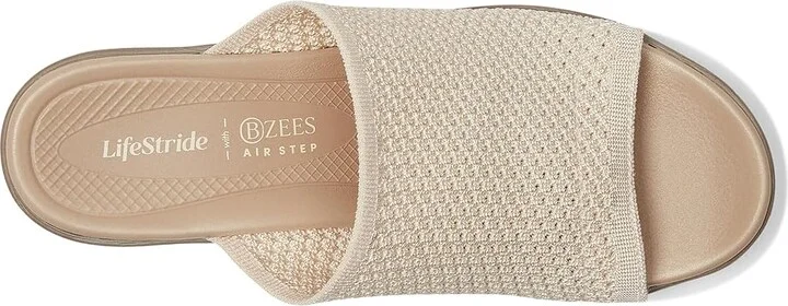 LifeStride Ella Slide Sandals Women's Dress Sandals Eggnog : 8.5 M (B) - Image 2
