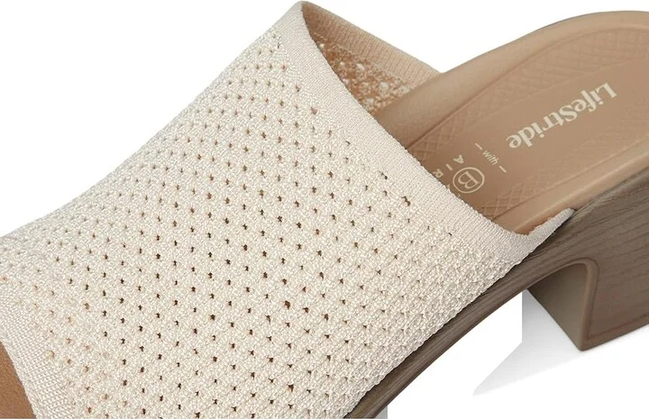 LifeStride Ella Slide Sandals Women's Dress Sandals Eggnog : 8.5 M (B) - Image 7