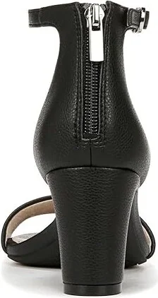 LifeStride Florence Ankle Straps Women's Sandals Black : 9.5 M (B), Leather - Image 4