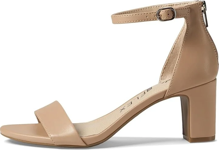 LifeStride Florence Ankle Straps Women's Sandals Camel : 8.5 W (C), Leather - Image 5