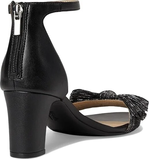 LifeStride Florence Bow Women's Sandals Black : 6.5 W (C), Leather - Image 4
