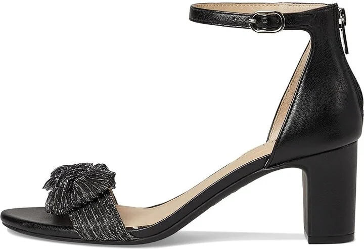 LifeStride Florence Bow Women's Sandals Black : 6.5 W (C), Leather - Image 6